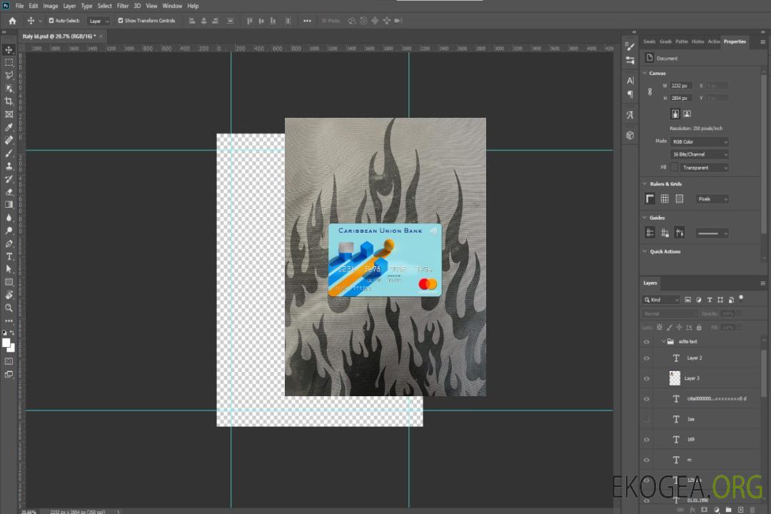 Antigua , et , Barbuda Caribbean Union Bank mastercard photolook recto template Antigua , et , Barbuda Caribbean Union Bank mastercard photolook recto template